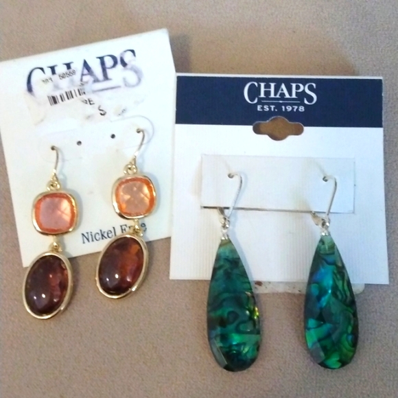 Chaps Jewelry - Chaps Earrings Bundle of 2 NEW WITH TAGS